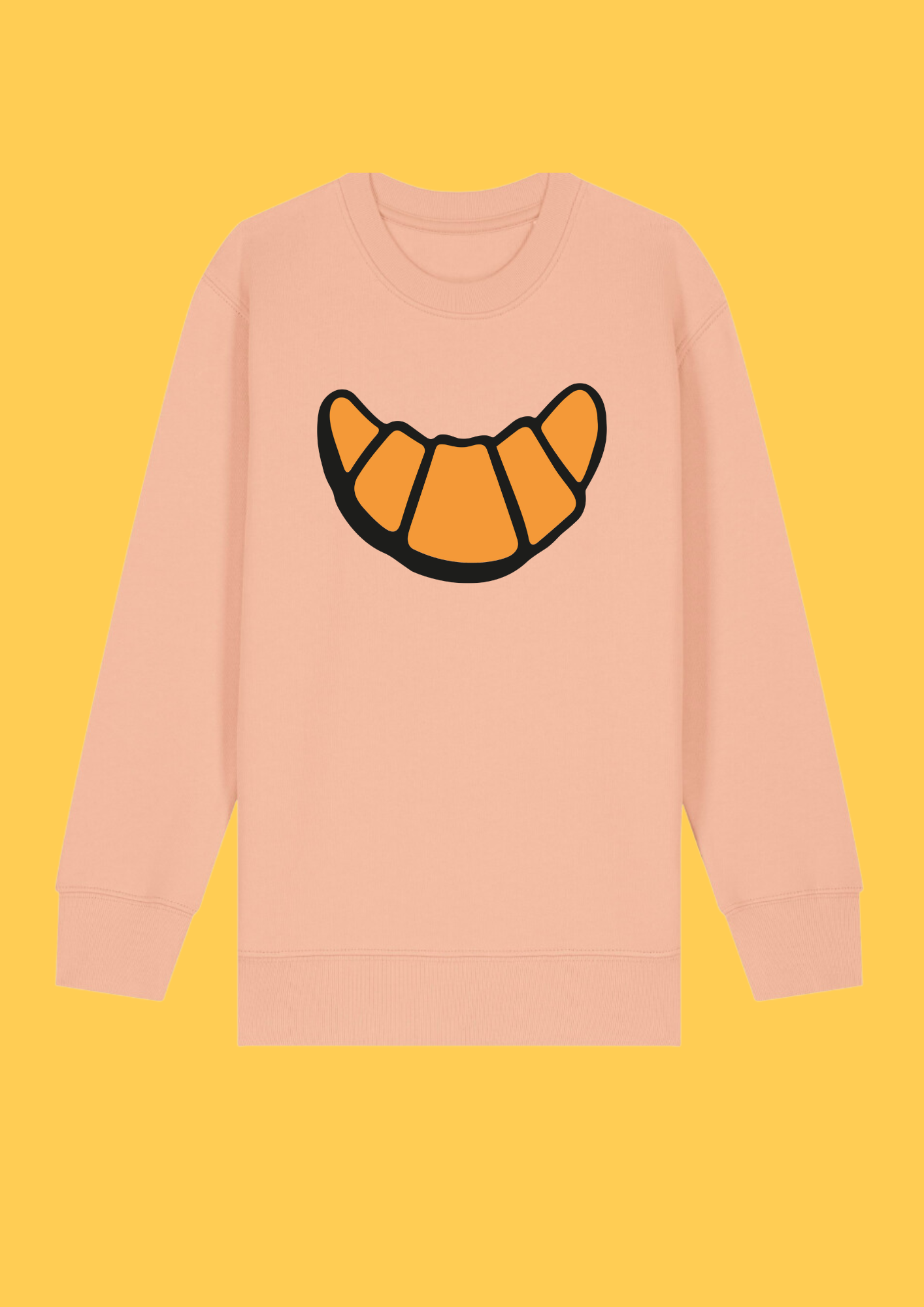 Trui kind croissant (roze)