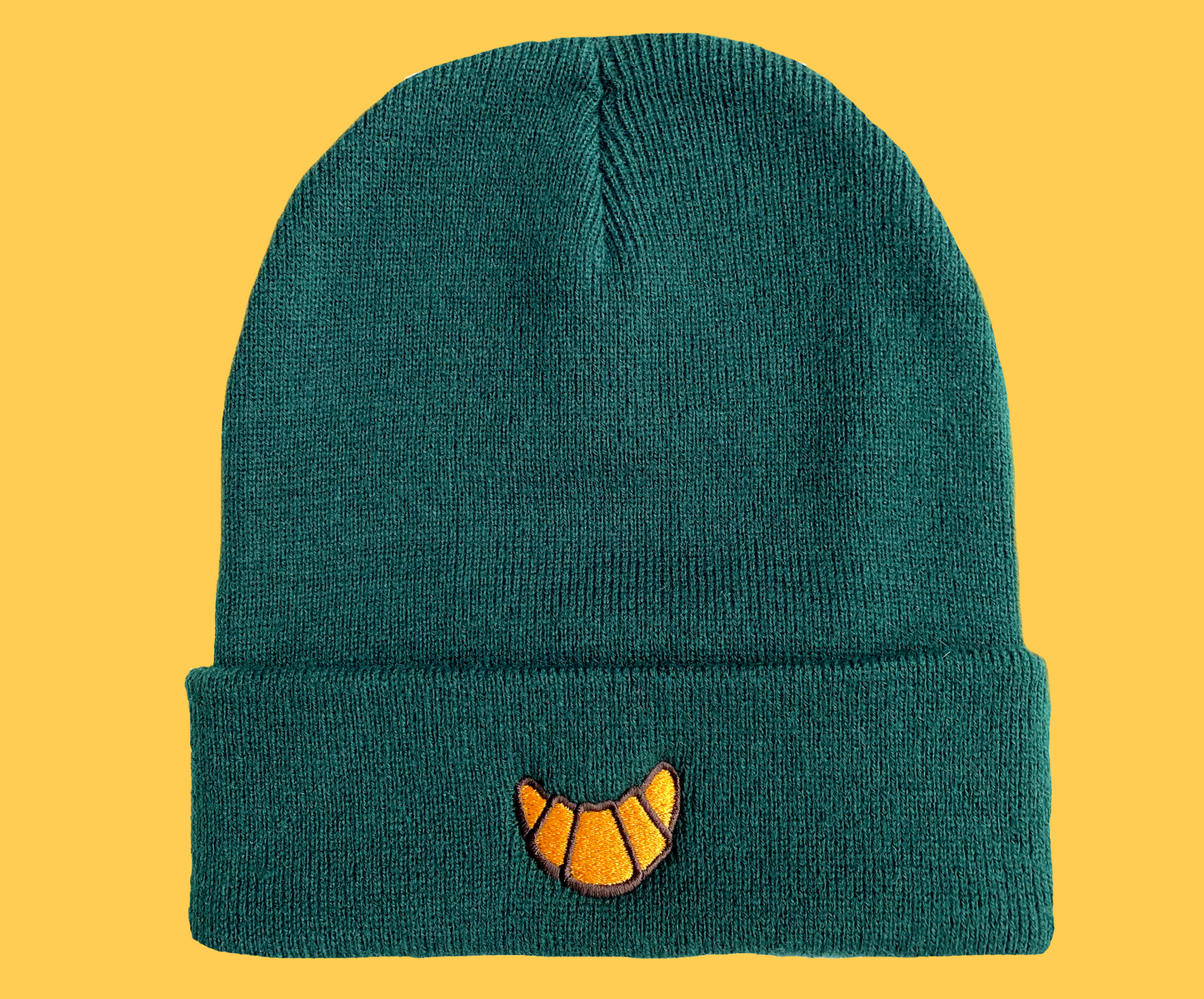Muts croissant groen