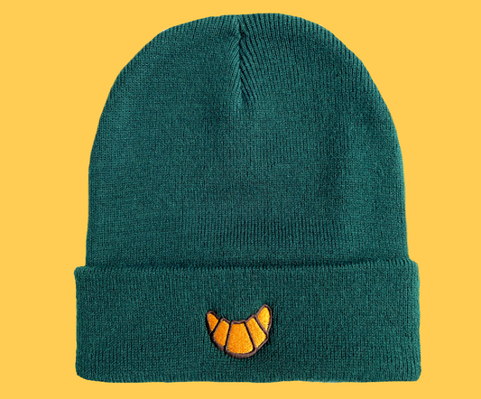 Muts croissant groen