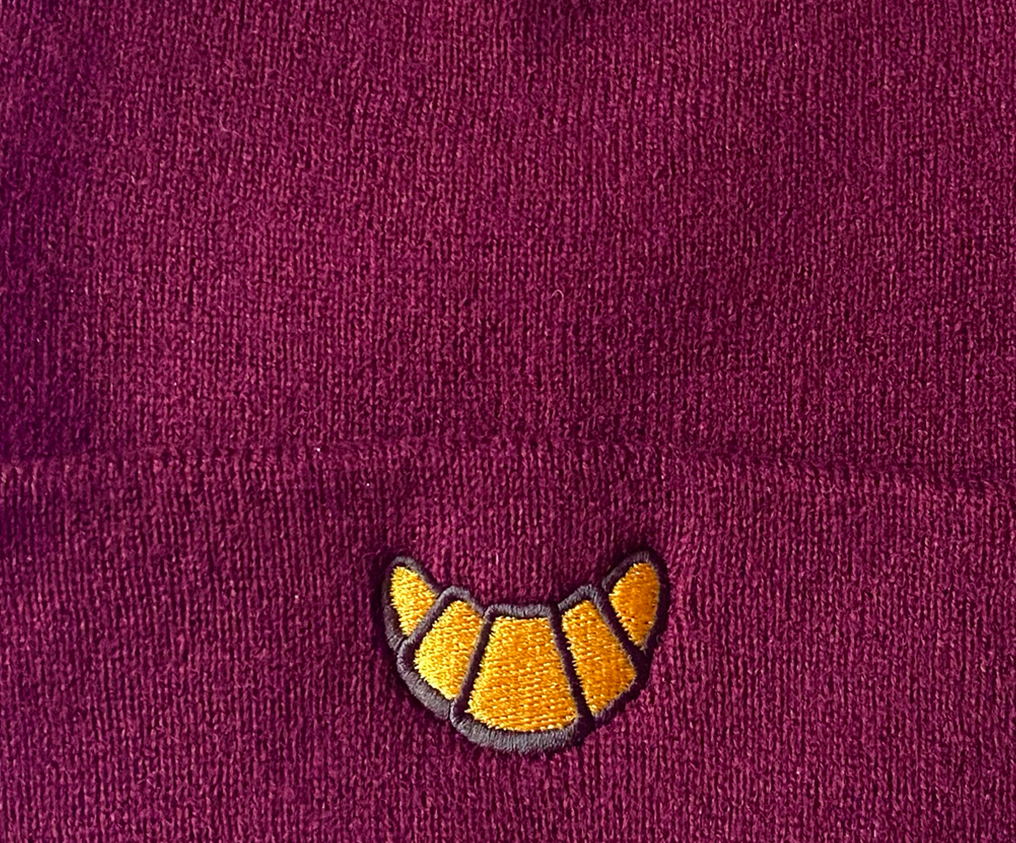Muts croissant bordeaux