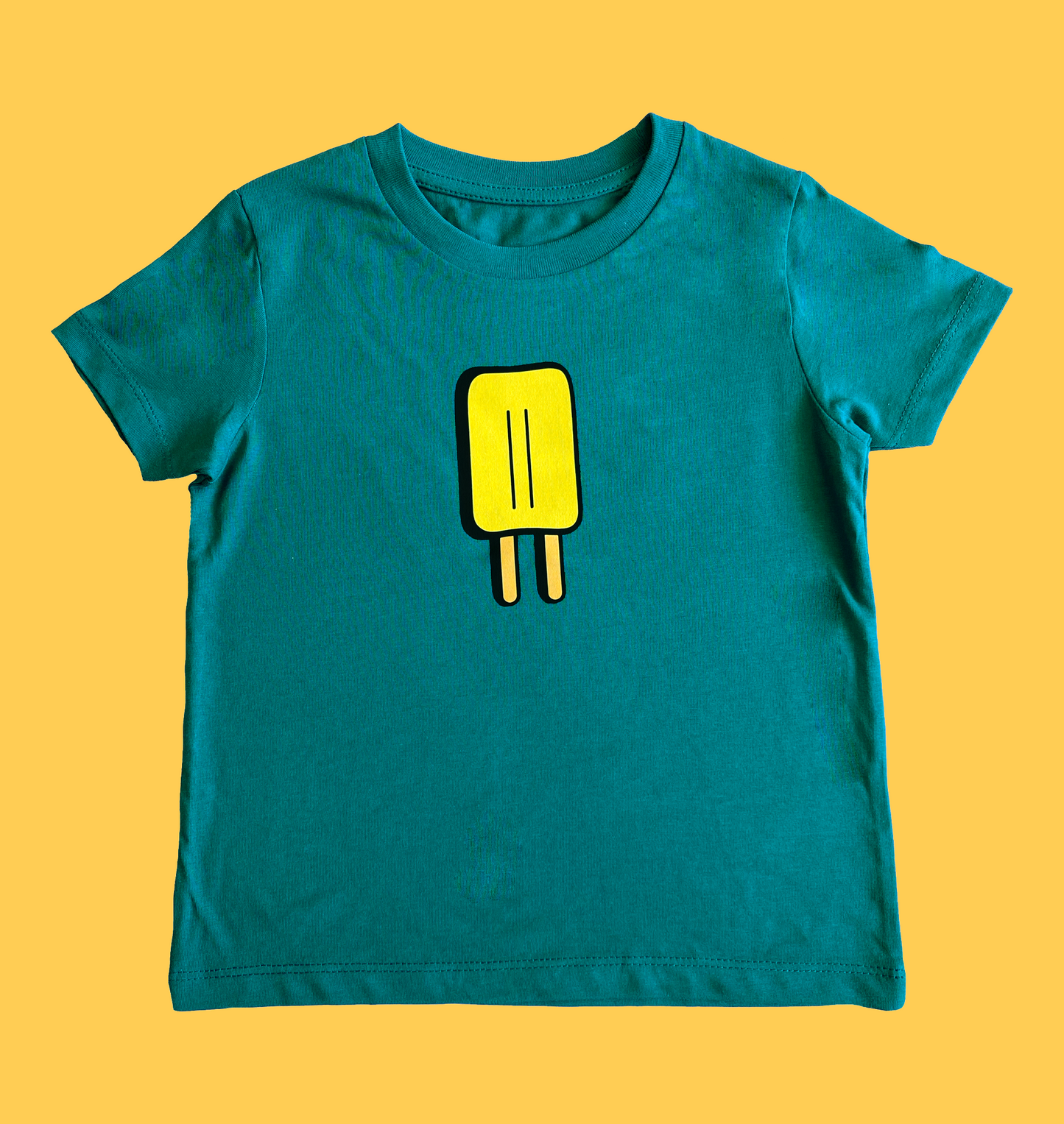 T-shirt kind ijsje groen