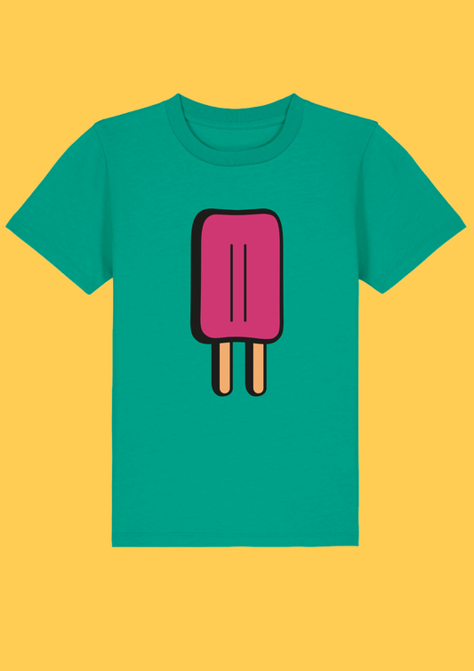 T-shirt kind ijsje (groen)