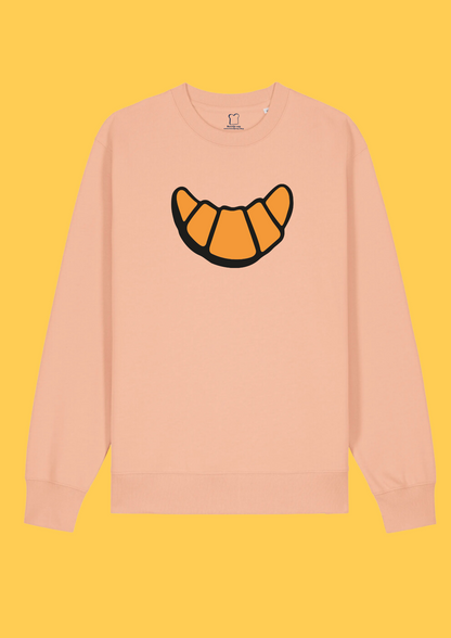 Trui croissant roze