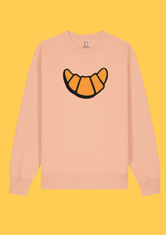 Trui croissant roze
