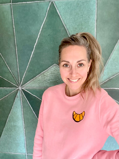 Trui-croissant-roze