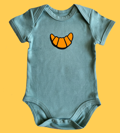 Romper croissant aqua