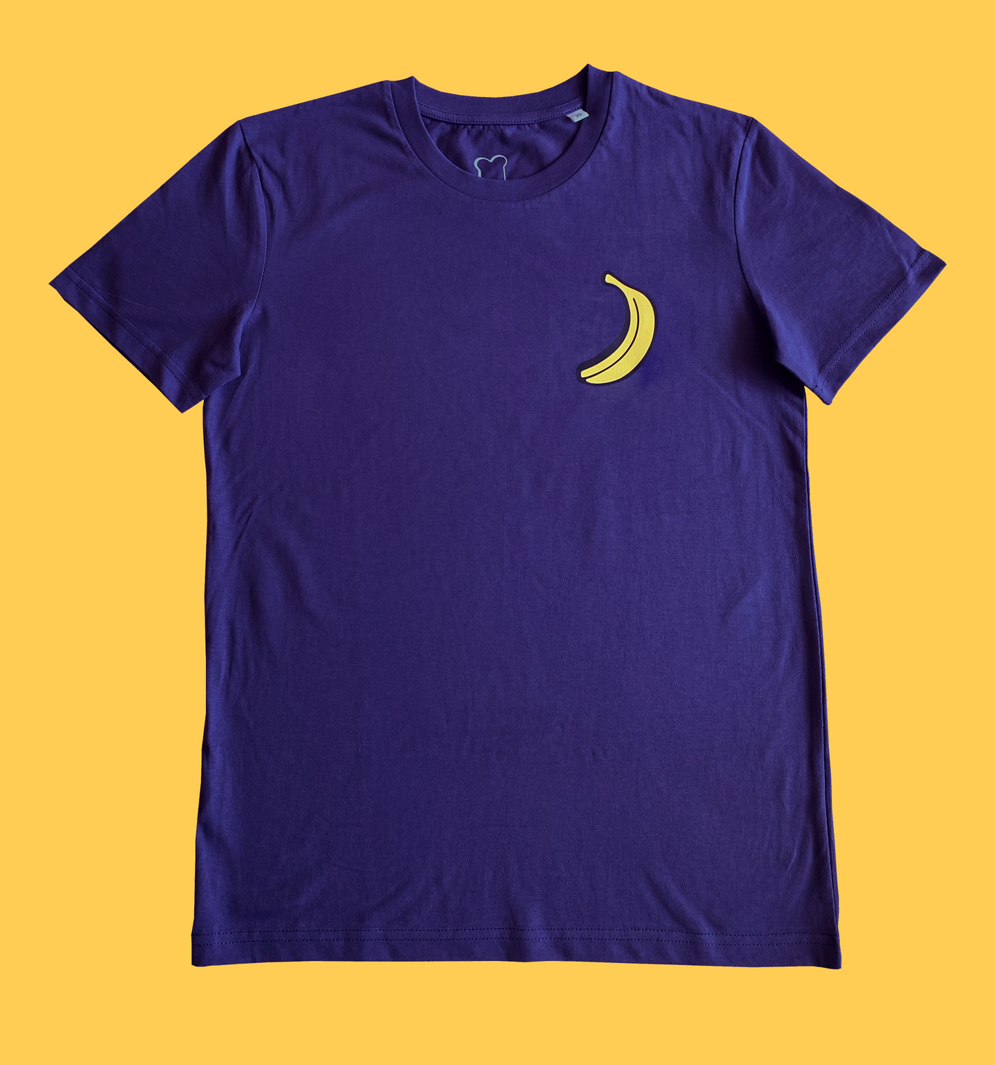 T-shirt banaan paars