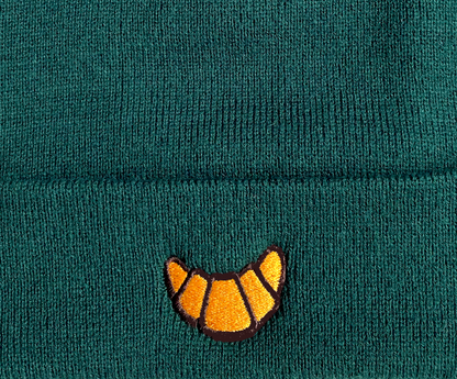 Muts croissant groen