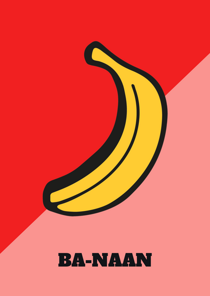 Poster banaan A3