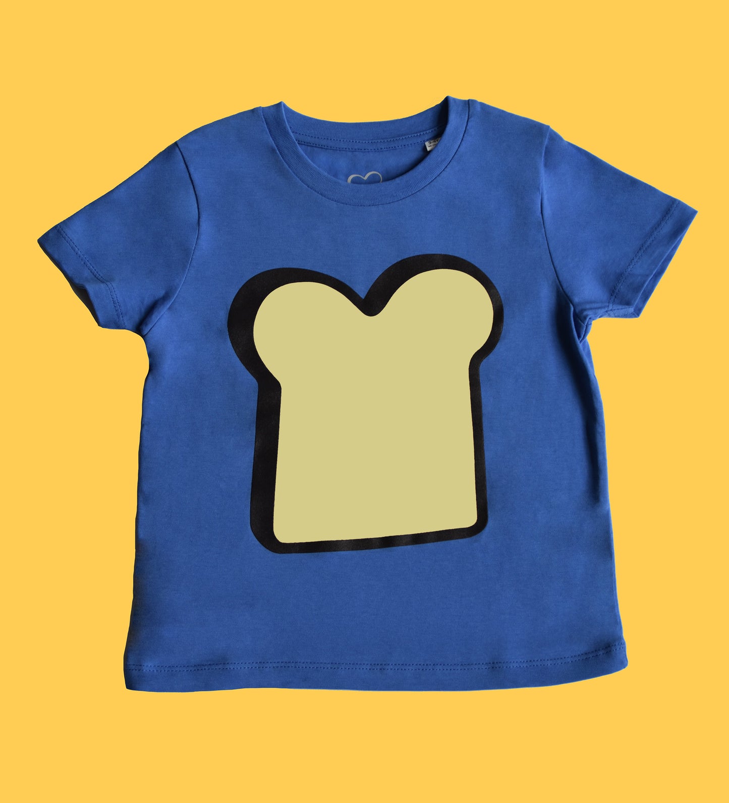 T-shirt kind boterham blauw