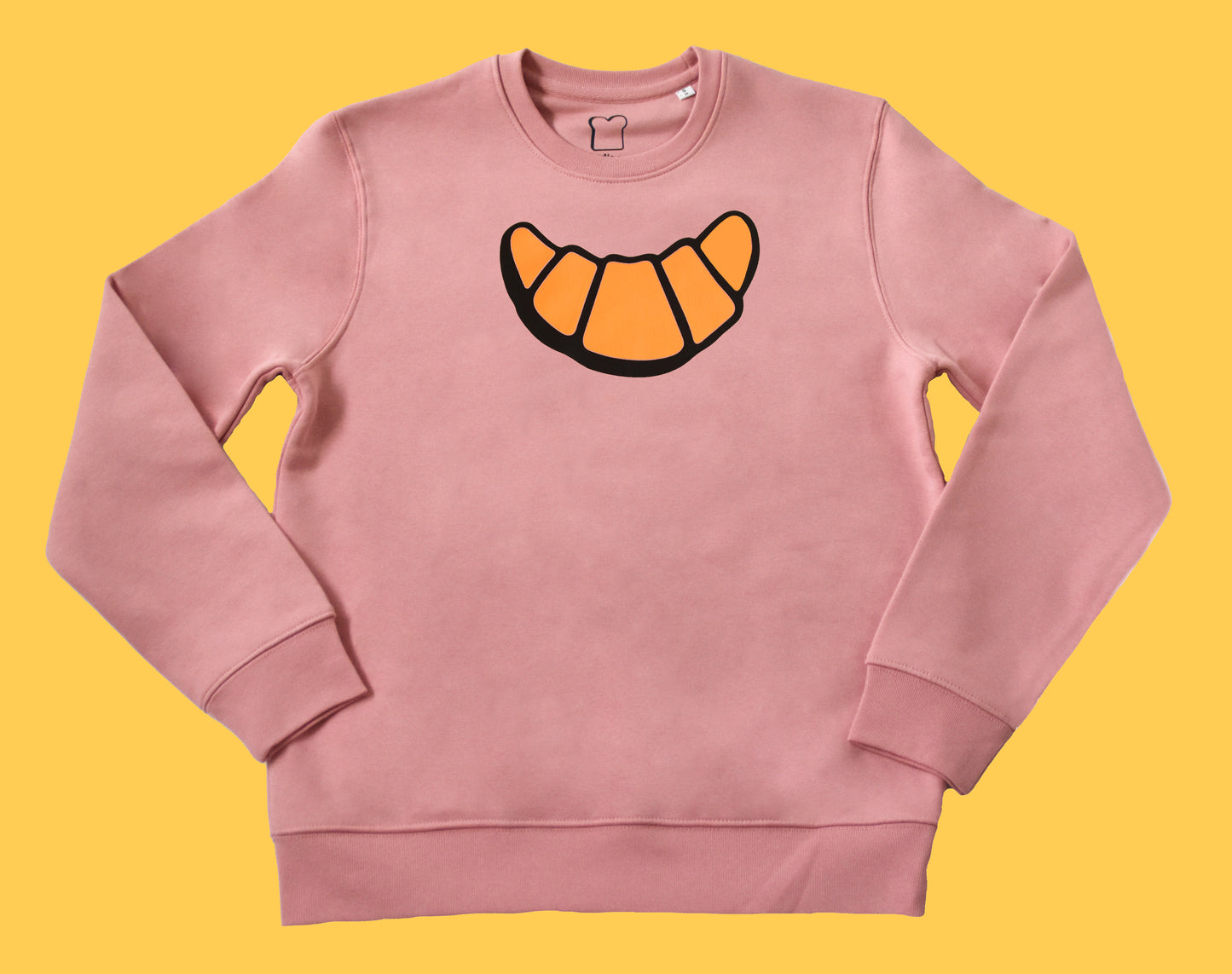 Trui croissant roze
